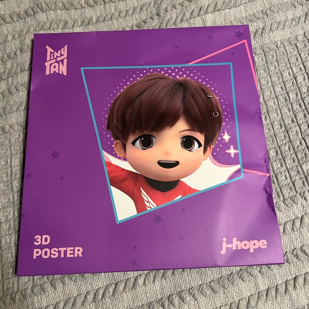 Official BTS Tinytan 3D poster